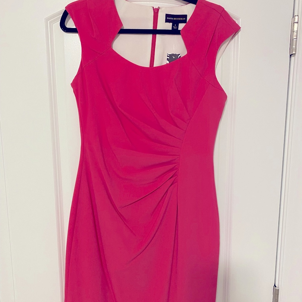 Hot pink dress